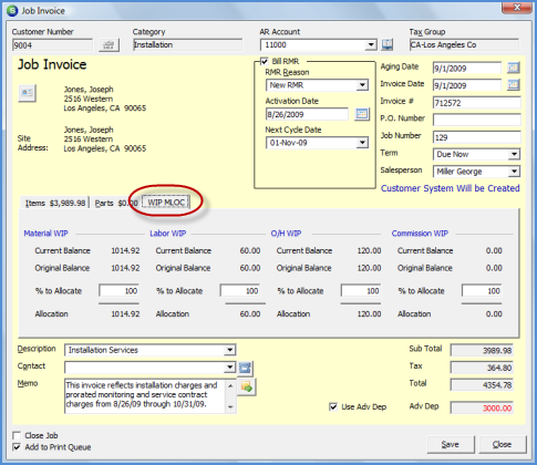 Job Invoice Definitions p5